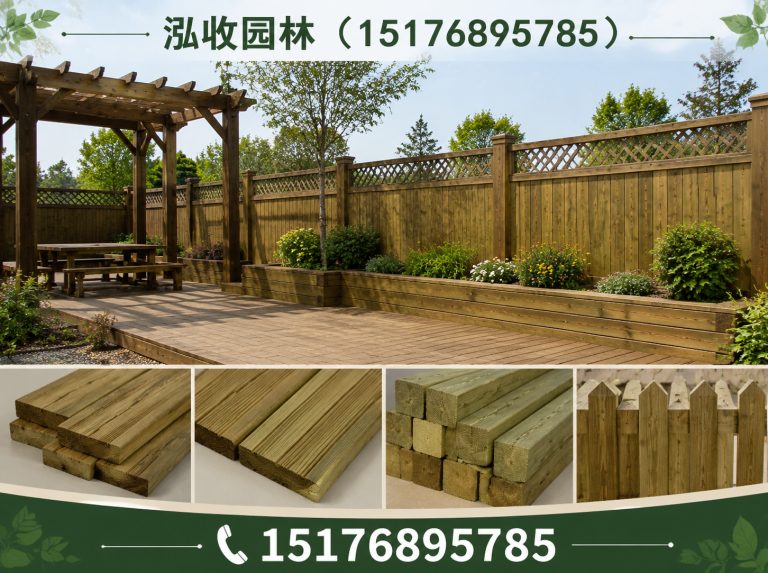 白山防腐木凉亭展示图